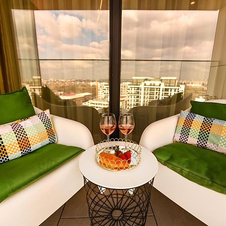 One Verdi Park Exclusive Apartments - Panoramic View & Private Parking Bucharest Exterior photo